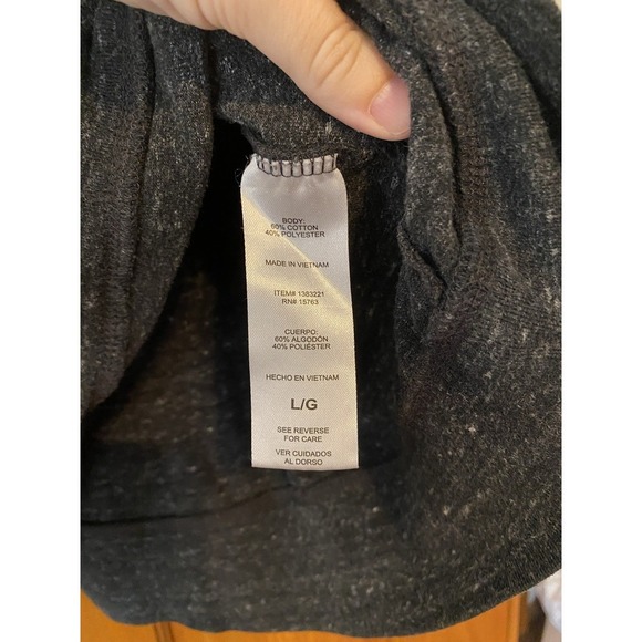 Champion Hoodie Womens L Gray Pullover Sweater Sweatshirt Athletic Heathered - Picture 4 of 8